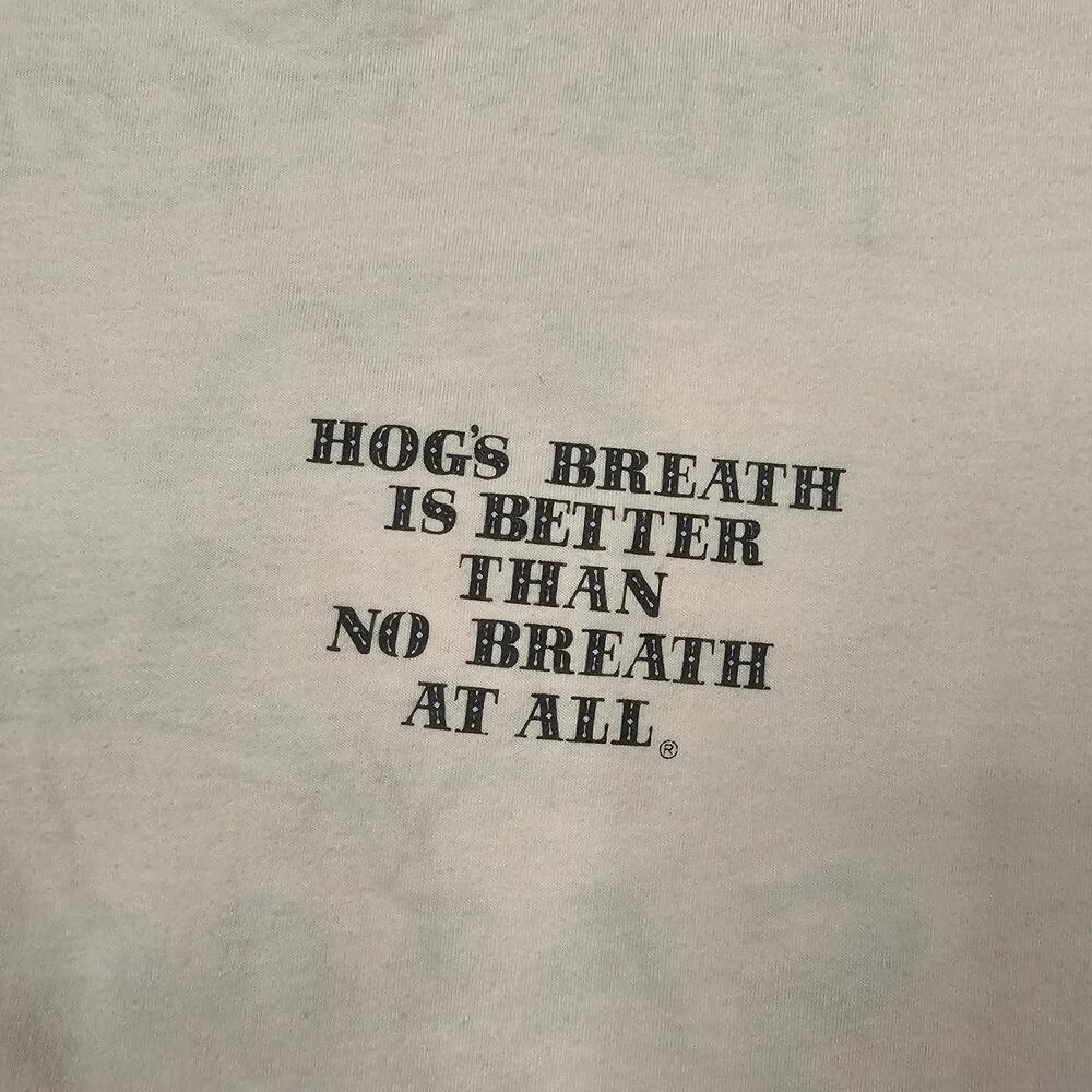 Vintage Hogs Breath Saloon Tshirt Large 80s Biker Bar Singlestitch Grunge Read - Picture 2 of 12